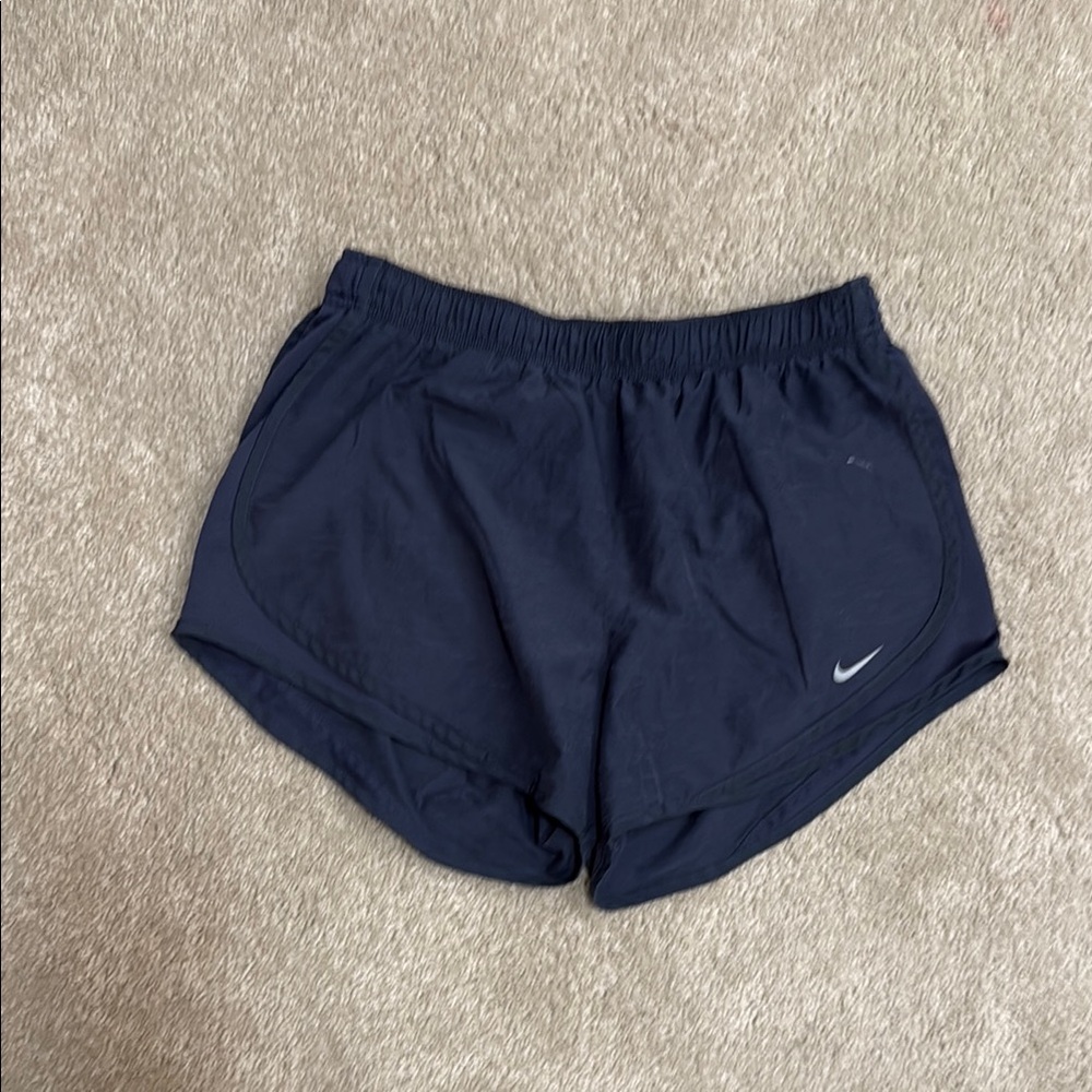 Nike Blue Athletic Shorts Lightweight Elastic Waist